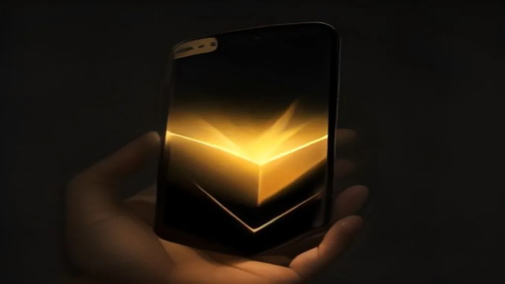 Dark render of luminous energy taking shape above a vessel — a mobile app forming from an idea